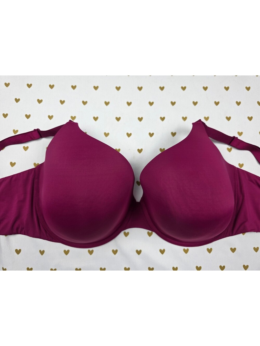 Victorias Secret T Shirt Lightly Lined Demi Balconette Bra 38DDD